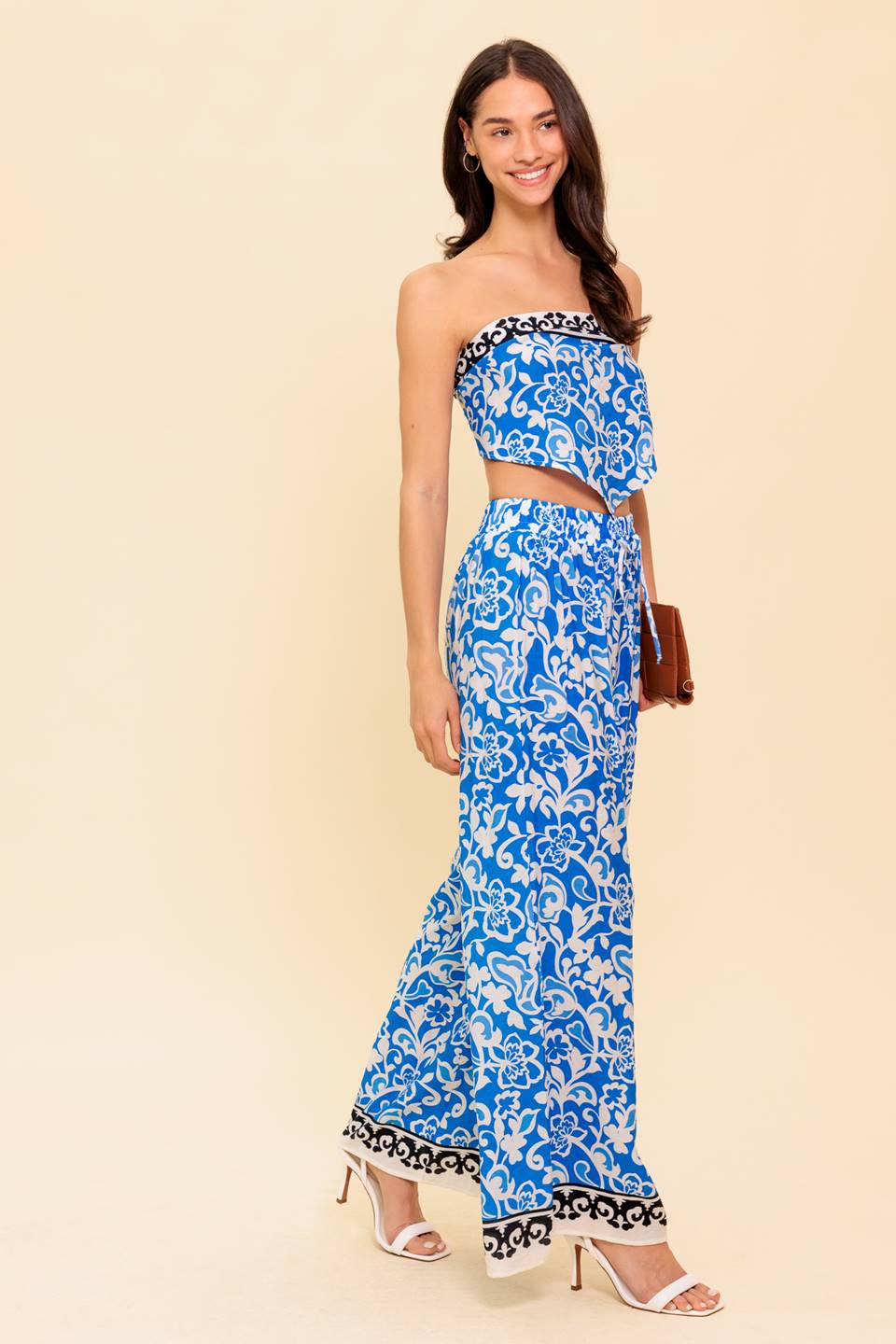 SPARKING INSPIRATION WOVEN TOP AND PANT SET Flying Tomato